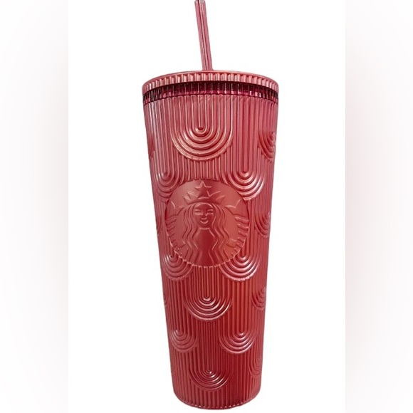 Starbucks Pink Mermaid Scales Cup Pearl Siren Scales Cold Tumbler Venti New 2023 - Picture 8 of 8